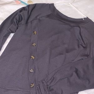 Love sleeve button shirt